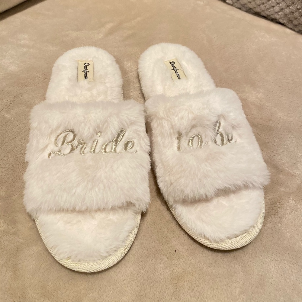 Bride to be slippers